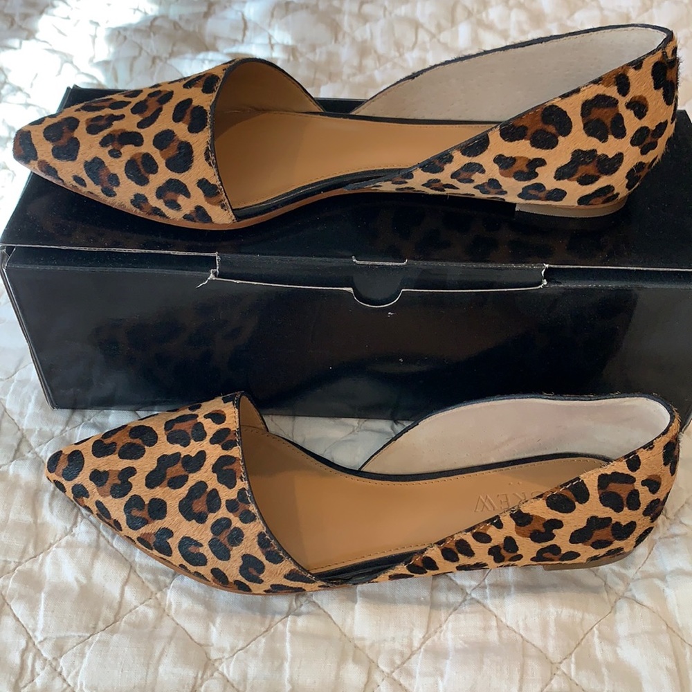 J. Crew Zoe Calf Hair D’orsay Flats, size 7.5